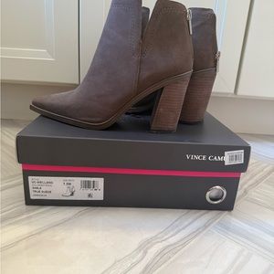 Vince Camuto Women's Brown Suede Ankle Boots